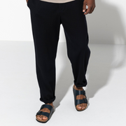 Birkenstock Blue Leather Adjustable Traditional Two Strap Sandal