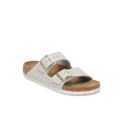 Birkenstock Arizona Nubuck Leather Antique White Sandals