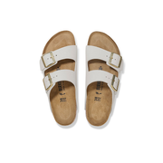 Birkenstock Arizona Nubuck Leather Antique White Sandals