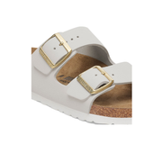 Birkenstock Arizona Nubuck Leather Antique White Sandals