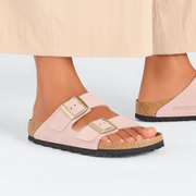 birkenstock supportive sandals pink
