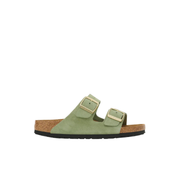 Birkenstock Arizona Soft Footbed Suede Leather Green Tea Sandals