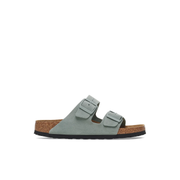 Birkenstock Arizona Suede Leather Pure Sage Soft Footbed Sandals