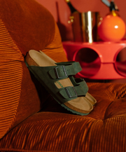 Desert Dust Green Everyday Breathable Summer Sandals Vegan Playful Quirky Different Supportive