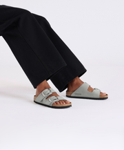 Supportive Comfortable Summer Green Grey Traditional Sandal Birkenstock