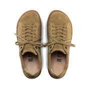 Birkenstock Bend Suede Leather Faded Khaki Sneakers