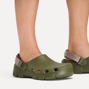 Birkenstock Birki Flow Tech Loop EVA Khaki/Grey Taupe  Clogs