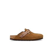 Birkenstock Boston Braided  Suede Leather Mink Clogs