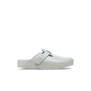 Birkenstock Boston Exquisite Natural Leather Mineral Grey Clogs