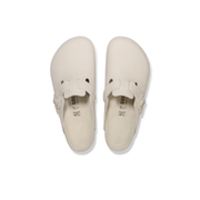 Birkenstock Boston Exquisite Nubuck Leather Oyster Clogs