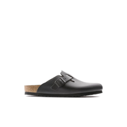 Birkenstock Boston Leather Black Clogs