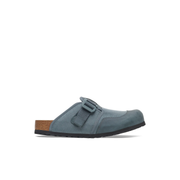Birkenstock Boston Nova Nubuck Leather/Textile Basalt Grey  Clogs