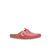 Birkenstock Boston Pro PU Coated/Oiled Leather Mars Red Clogs