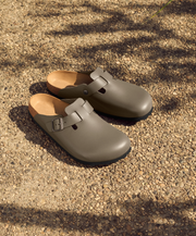 Cork Base Summer Clog Supportive Comfortable Matte Leather Birkenstock 