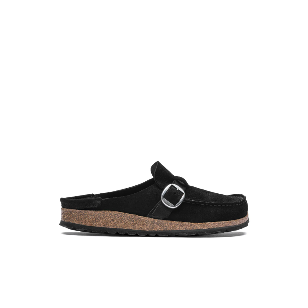 Birkenstock Buckley Suede Leather Black Clogs – Bstore