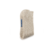 Birkenstock Cotton Slub Beige/White Unisex Socks