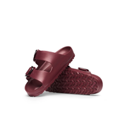 Birkenstock womens rubber sandals burgundy