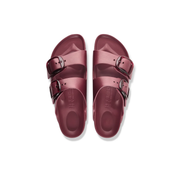 Birkenstock womens rubber sandals burgundy