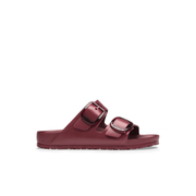 Birkenstock womens rubber sandals burgundy