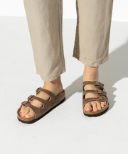 Tobacco Worn Brown Womens Sandal Birkenstock Cork Base Support and Comfort 