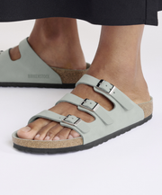 Adjustable Three Strap Sandal Womens Pale Green Breathable 