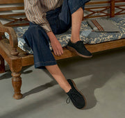 Cork Base Black Sneakers Laced Shoes Mens Womens Birkenstock Sneakers 