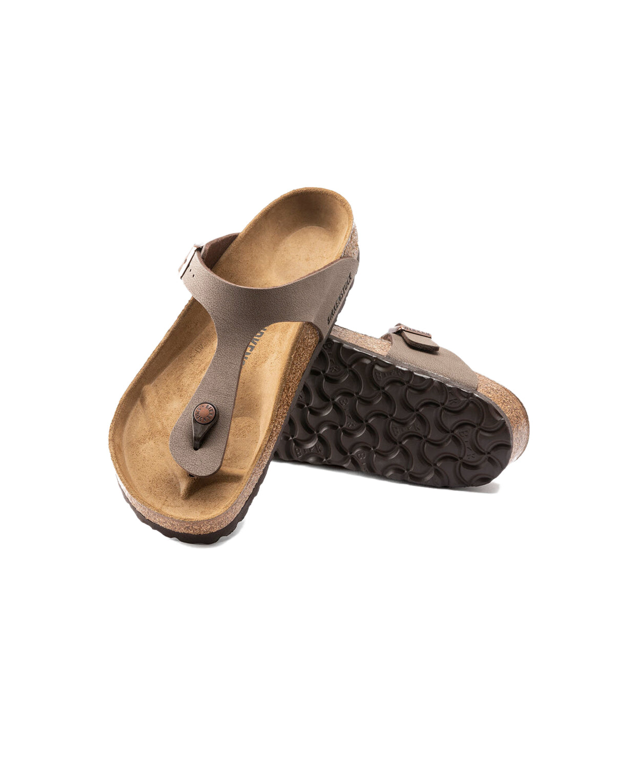Birkenstock Gizeh BirkiBuc Mocca Sandals | Free Shipping