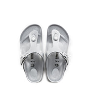 Birkenstock Kids Gizeh EVA Metallic Silver Sandals