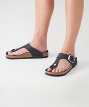 Leather Womens Birkenstock Sandal with supportive cork base comfortable 