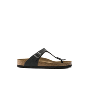 Birkenstock Gizeh Oiled Leather Black Sandals