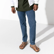 Birkenstock Gizeh Oiled Leather Tobacco Brown Sandals