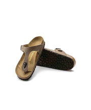 Birkenstock Gizeh Oiled Leather Tobacco Brown Sandals