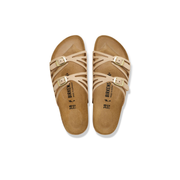 Birkenstock Granada Nubuck Leather Sandcastle Sandals