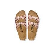 Birkenstock Granada Nubuck Leather Soft Pink Sandals