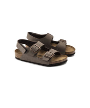 Birkenstock Kids Milano BirkiBuc Mocca Sandals