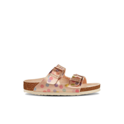 Birkenstock Kids Arizona Birko-Flor Electric Metallic Dots Copper Sandals