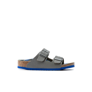 Birkenstock Kids Arizona Birko-Flor Grey Multicolour Camo Sandals