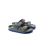 Birkenstock Kids Arizona Birko-Flor Grey Multicolour Camo Sandals