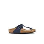 Birkenstock Kids Gizeh BirkiBuc Navy Sandals
