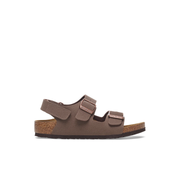 Birkenstock Kids Milano Adjustable Strap BirkiBuc Mocca Sandals