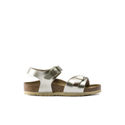 Birkenstock Kids Rio Birko-Flor Electric Metallic Gold Sandals