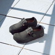 Birkenstock London Nova Nubuck Leather/Textile Black Shoes