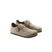 Birkenstock London Suede Leather Taupe Shoes