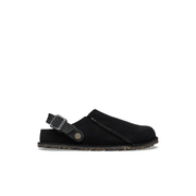 Birkenstock Lutry Suede Leather Black Clogs
