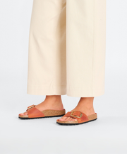 Summer Supportive Orange Bright Colorful Birkenstock Sandal  