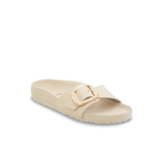 Birkenstock Madrid Pearl Big Buckle High Shine Natural/Patent Leather Ecru Sandals