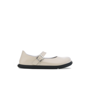 Birkenstock Mantova Droplet Buckle High Shine Natural/Patent Leather Oyster Shoes
