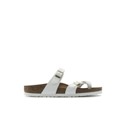 Birkenstock Mayari Birko-Flor White Patent Sandals