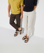 Everyday Black Cork Base Strappy Sandals Mens Womens