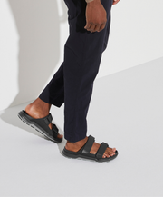 Hook-and-Loop Velcro Dark Supportive All-day Comfort Birkenstock Sandal